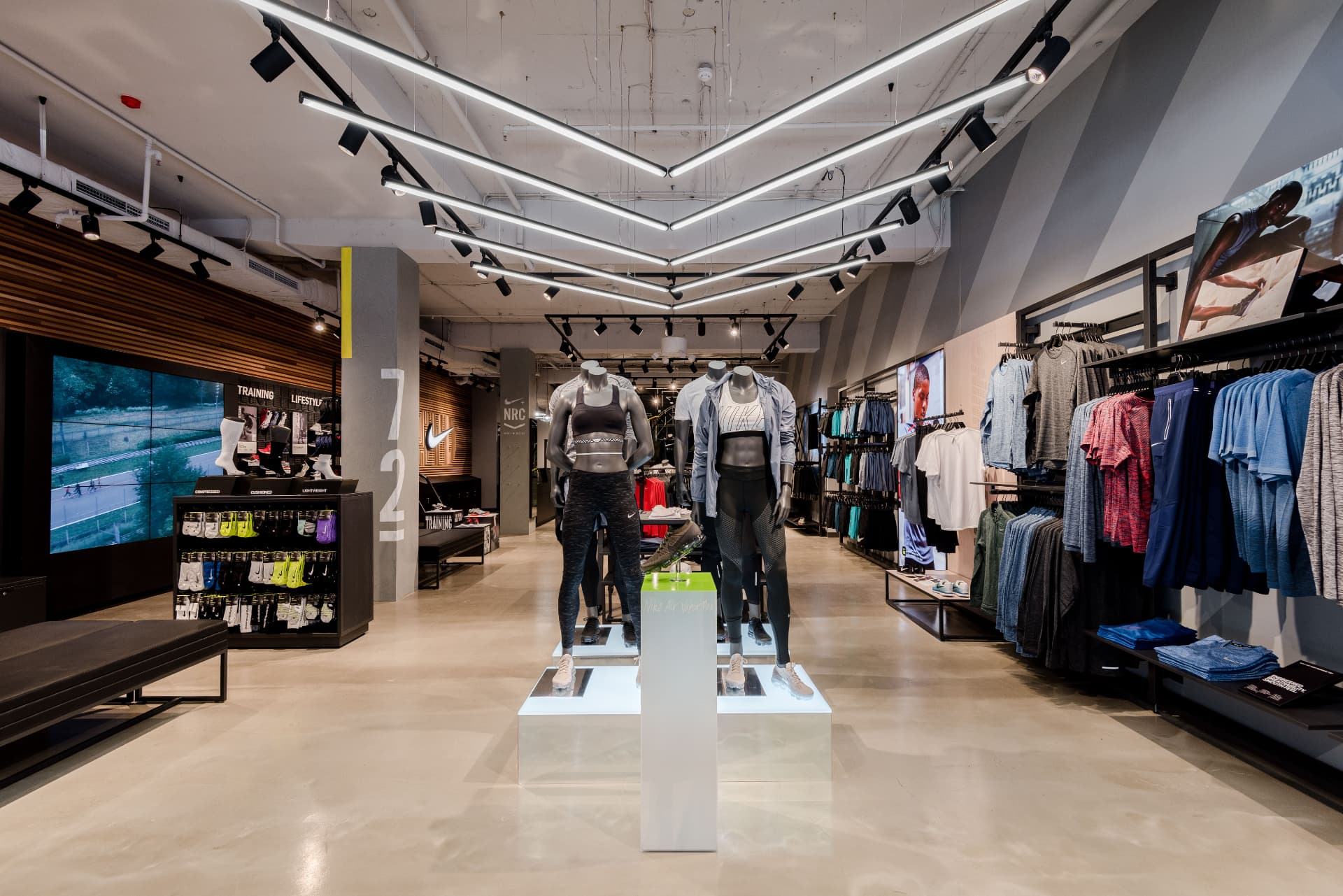 Nike George Street flagship retail interior